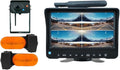 Tadibrothers Backup Camera with Monitor - Trailer Backup Camera System with 2 Marker Light Camera, 7 Inch Monitor, Remote, 3D Brain, Trim for Flush Dash Mount, & Accessories, RV Security Camera System