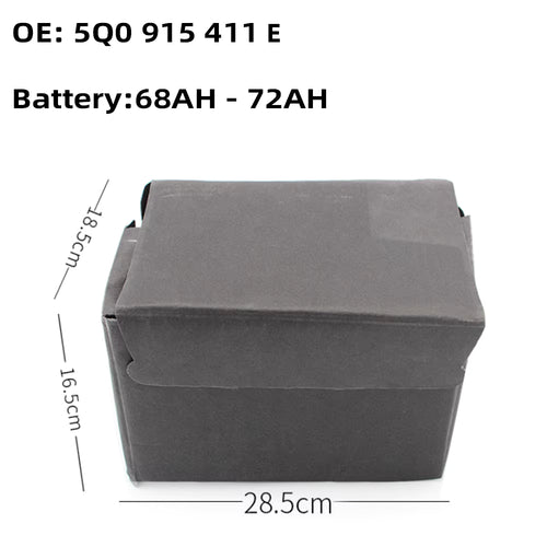 Battery Box Tray Protective Case For VW Golf 7 GTI R Jetta 6 Polo Tiguan Passat B8 Skoda Octavia 3 A7 5Q0915411E 5Q0915411D