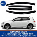 2012-2019 Volkswagen Golf 7 Wind Deflectors Front And Rear 4pcs/Set High-quality Car Parts
