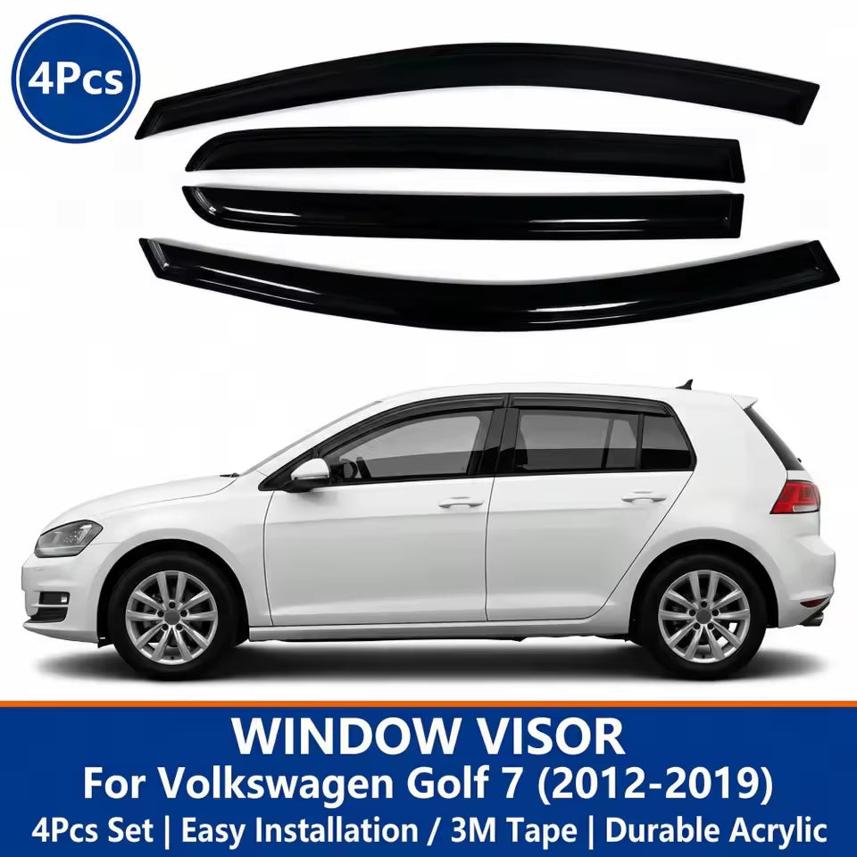 2012-2019 Volkswagen Golf 7 Wind Deflectors Front And Rear 4pcs/Set High-quality Car Parts