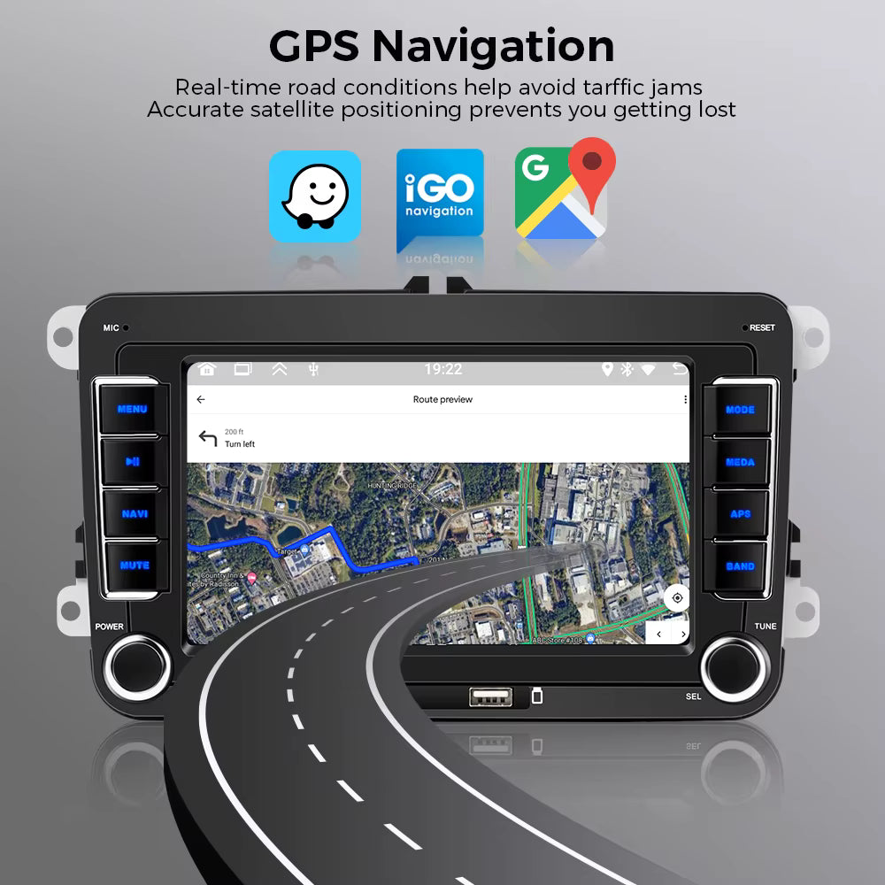 Android 13 Car Radio 2 Din Multimedia Player FM GPS WiFi Carplay For VW Volkswagen Skoda Octavia golf 5 6 touran passat B6 polo