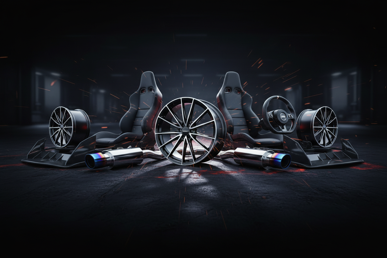 Car Accessories Background